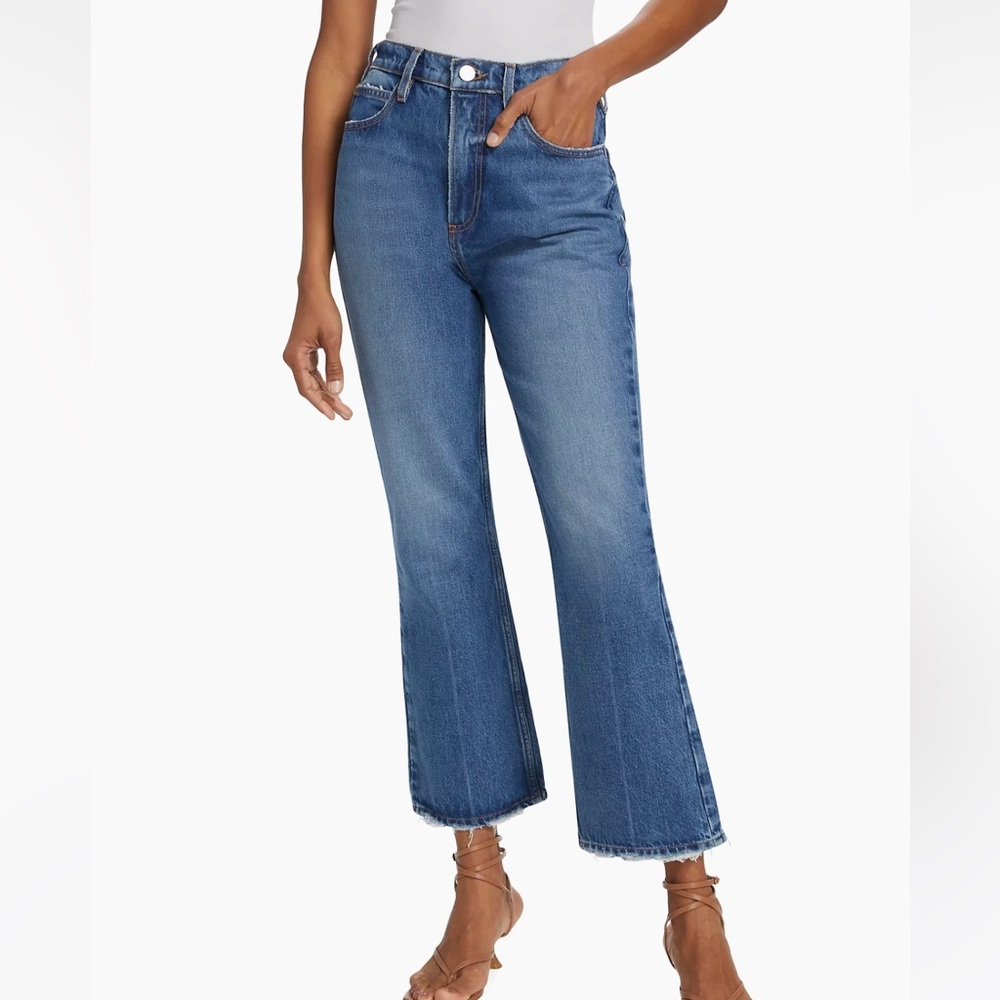 Frame
Le High n Tight Crop‎ Mini Boot Jeans